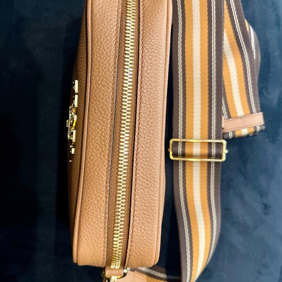 Prada Crossbody leather Bandoliera Camera Bag with Guitar Strap Caramel color - Picture 6 of 11